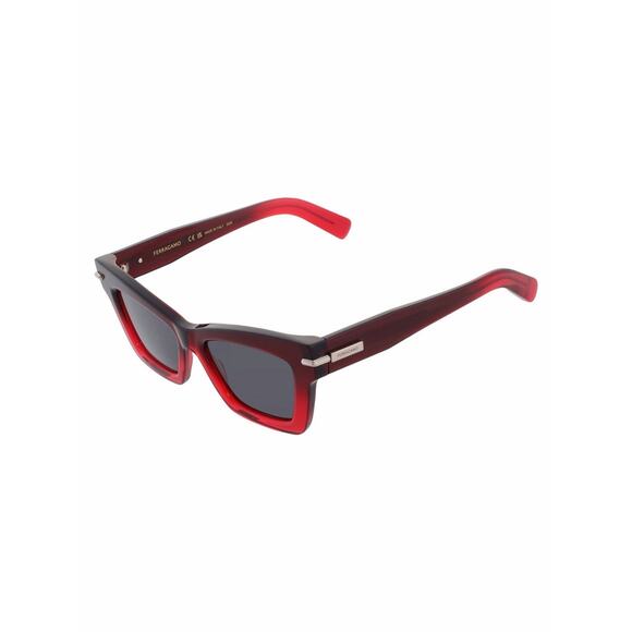 New Salvatore Ferragamo SF2031S 615 Women’s Burgundy Square Frame Sunglasses